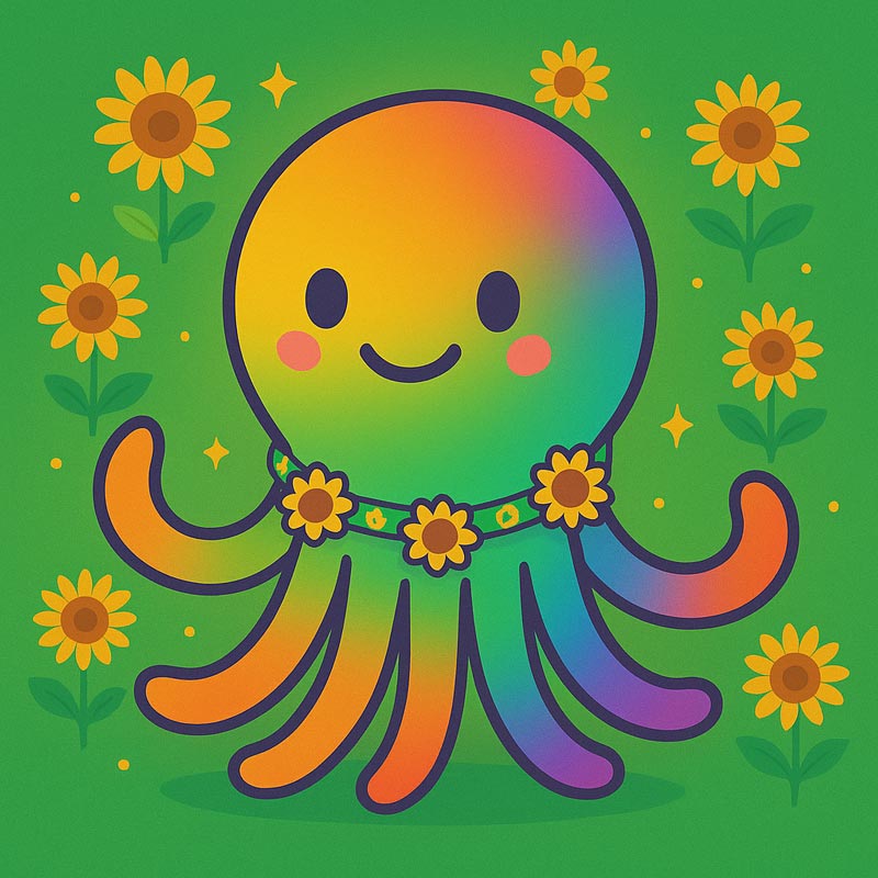 Ilustração do Cordão de Girassol